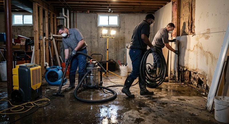 Basement Water Cleanup in Chandler, AZ
