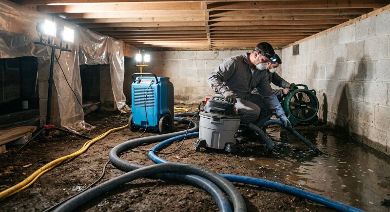 Basement Water Removal in Gilbert, AZ