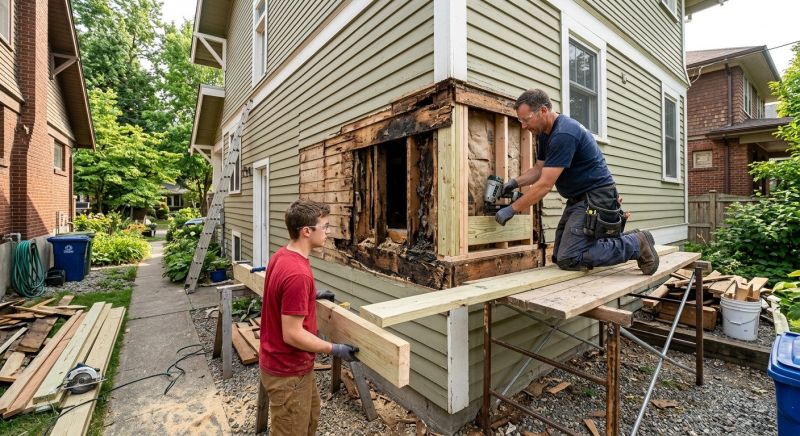 Dry Rot Repair in Kansas City, MO