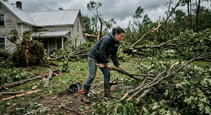 Storm Damage Cleanup in Mesa, AZ